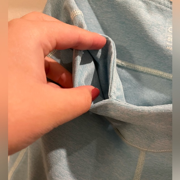 Outdoor Voices Pool Blue 3/4 Warmup Legging - Size Medium - Picture 5 of 5